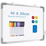 ARCOBIS Magnetisch Whiteboard Klein, Mini A3 Whiteboard 40x30cm Magnettafel Wand...
