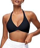Navneet Damen Bikini Oberteil Push Up Sport Bikini Triangel Neckholder Bikinis...
