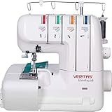 VERITAS Elastica II - vielseitige Overlock Nähmaschine für perfekte 2, 3 oder...