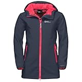 Jack Wolfskin Unisex Kinder Kissekat Coat Girls Jacket Farbe: night blue...