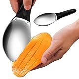 Mangoschneider, Entkerner und Schäler mit Edelstahl-Klingen und rutschfestem Griff,...