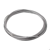 2 Stück 10m 304 Edelstahl-Drahtseil-Weiche Angeln Hubseil 7 * 7 Wäscheleine 0,5 mm / 0,8...