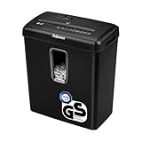 Fellowes Aktenvernichter 6 Blatt Partikelschnitt (P4), TÜV SÜD + GS...