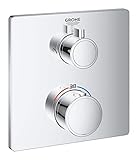 GROHE Grohtherm | Thermostat-Brausebatterie mit integrierter 2-Wege-Umstellung | Chrom |...