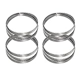 4er Set bandsägeblatt Holzbandsägeblatt Sägeband 1400 x 6.35 x 0.35mm 6 ZpZ, Passend...