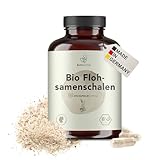 BIONUTRA® Bio Flohsamenschalen Kapseln hochdosiert, 2250 mg Tagesdosis, davon...