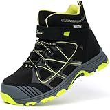 VITIKE Kinder Mid Trekking-& Wanderstiefel Jungen Wanderschuhe rutschfest...