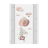 Ceba Baby® Wickelauflage Wickelunterlage - 2 Keil Wickelmulde fürs Babybett...