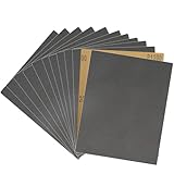 Premium-Schleifpapier mit Körnung 1200, 22,9 x 27,9 cm, 12 Stück, importierte flexible...