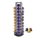 MaxMiuly Kapselhalter Drehbar für Nespresso-Kaffeepads, Kapselspender Rotierend...
