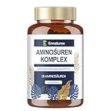 18 Aminosäuren Komplex Hochdosiert - 9 EAA + 9 NEAA, Aminosäuren Kapseln mit BCAA - 120...