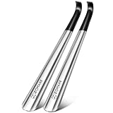ZOMAKE Schuhlöffel Metall Lang 42cm,Langer Schuhanzieher Edelstahl Shoe Horn Set 2er -...