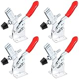 4 Stück Schnellspanner GH-201-B, kniehebelspanner Schnellspanner 90Kg Vertikaler...