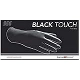 Hercules Sägemann Spezial-Schutz-Handschuhe für Friseure Black Touch Größe L, 10...