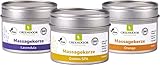 GREENDOOR Natur Massagekerzen SPAR-SET vegan 300ml, BIO Sojawachs BIO Öle, natürlich...