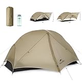 Naturehike Mongar UL-Zelt [2025 Upgrade] 1,5 kg, ultraleichte Zelte, 1/2 Personen,...