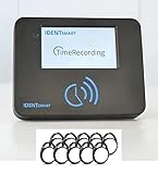 IDENTsmart TimeRecording ID800 Starterkit inkl. 10 RFID-Token (als Anhänger...