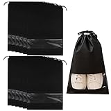 Dantolo 12 Stück Schuhtasche Reise mit Kordelzug, Schuhbeutel Shoe Bag Wasserabweisende...