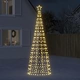 Festnight Led Weihnachtsbaum Aussen 300 cm 570 LEDs Tannenbaum Outdoor...