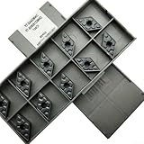 GLFLOW CNC-Hartmetall-Dreheinsätze DNMG150608-TF IC907 kompatibel mit DNMG442-TF...