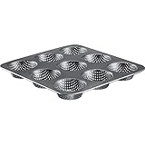 Westmark Brötchen Backform, Für 9 Brötchen, Ø je 8,5 cm, Stahl,...