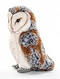 Uni-Toys - Schleiereule (groß) - 27 cm (Höhe) - Plüsch-Vogel, Eule -...