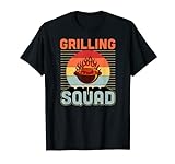 Grill Squad Passender Grill Master Retro Style T-Shirt