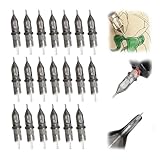 Tattoo Box Nadeln,20 Stück Einstich Tattoo Nadeln, Tattoo-Nadel, Tattoo...