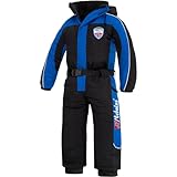 Nebulus Kinder Skioverall RELAX, Winteranzug, Kinder-Skianzug, schwarz, Größe...