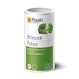 Raab Vitalfood Bio Broccoli Pulver, 100% Brokkoli-Pulver ohne Zusätze, enthält Kalium...