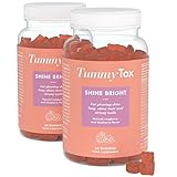 TummyTox Shine Bright Biotin Gummibärchen - Haarvitamine Gummies für Haut, Haar, Nägel...