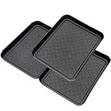 LISM Schuhabtropfschale 3er Set, Schuhablage 35 X 27,5 X 3cm, Schuhe tropfen...