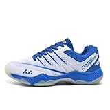 Xuanke Handballschuhe Herren Atmungsaktiv rutschfest Turnschuhe Damen Squashschuhe Leichte...