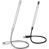 2 Stücke USB LED Leselampen , Flexibler Stick Dimmbare LED Lampe Berühren Switch...