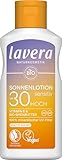 lavera Sonnenlotion Sensitiv LSF 30 - Sonnencreme ohne chemische UV-Filter - für sensible...
