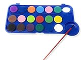 MSC – 18 Aquarell-Palettenmal-Set, Aquarellfarben, geeignet für Künstler, Anfänger,...
