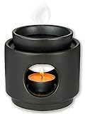 rooted.® | Duftlampe Ambiente Teelicht | Design Aromalampe aus Keramik | Stövchen für...