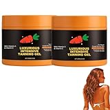 Karotte Intensive Tanning Gel,Carrot-Bräunungsgel,Sonnencreme mit...