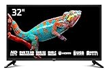 DYON Enter 32 Pro X2 (2024) 80 cm (32 Zoll) Fernseher (Triple Tuner (DVB-C/-S2/-T2),...
