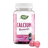NATURE'S WAY Calcium Gummies Wild Berry - zum Erhalt starker Knochen für Kinder und...