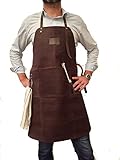 GRILLSCHÜRZE 100% echtes Leder, sehr edel, super Geschenk. Beste Qualität!!!...
