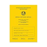 Impfpass/Impfbuch/Impfausweis - 2024 - Internationale Bescheinigung über Impfungen in...