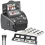 Somikon Diascanner: Foto-, Dia- & Negativscanner m. Display, ganz ohne PC, 2850...