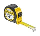 Stanley Bandmass Tylon (8 m, Tylon-Polymer Schutzschicht, verschiebbarer Endhaken,...