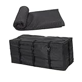 Alipis wasserdichte Auto Dachbox aus Robustem Oxford mit Anti rutsch Matte und Gurten...