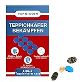 Pafnisoin 8 Stück Teppichkäfer Falle Teppichkäfer Bekämpfen Bettwanzen...