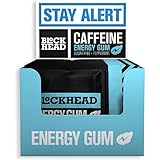 Blockhead | Energy Gum mit Pfefferminz-Geschmack | Koffein Kaugummi mit...