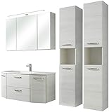 Pelipal - Amora 12 - Badmöbel-Set - 112 cm - 5-teilig Badset Komplettset mit...