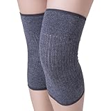 1 Paar Kaschmir Elastische Kniebandage Winter Kniewärmer Knieschützer Thermo...