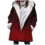 XTBFOOJ Damen Weste lang Damen Parka Damen Jacke Longjacke Damen Baseball Jacke Damen...